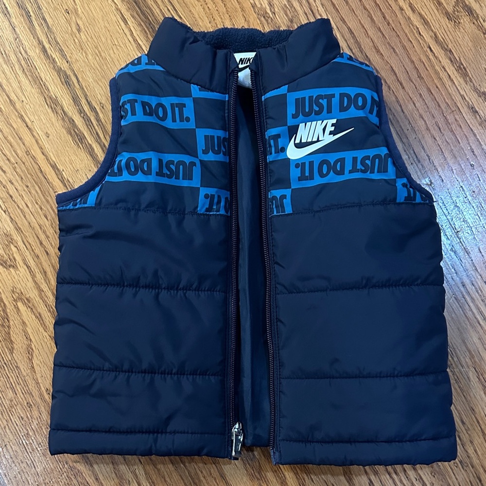 Nike Toddler Blue Puffer Vest